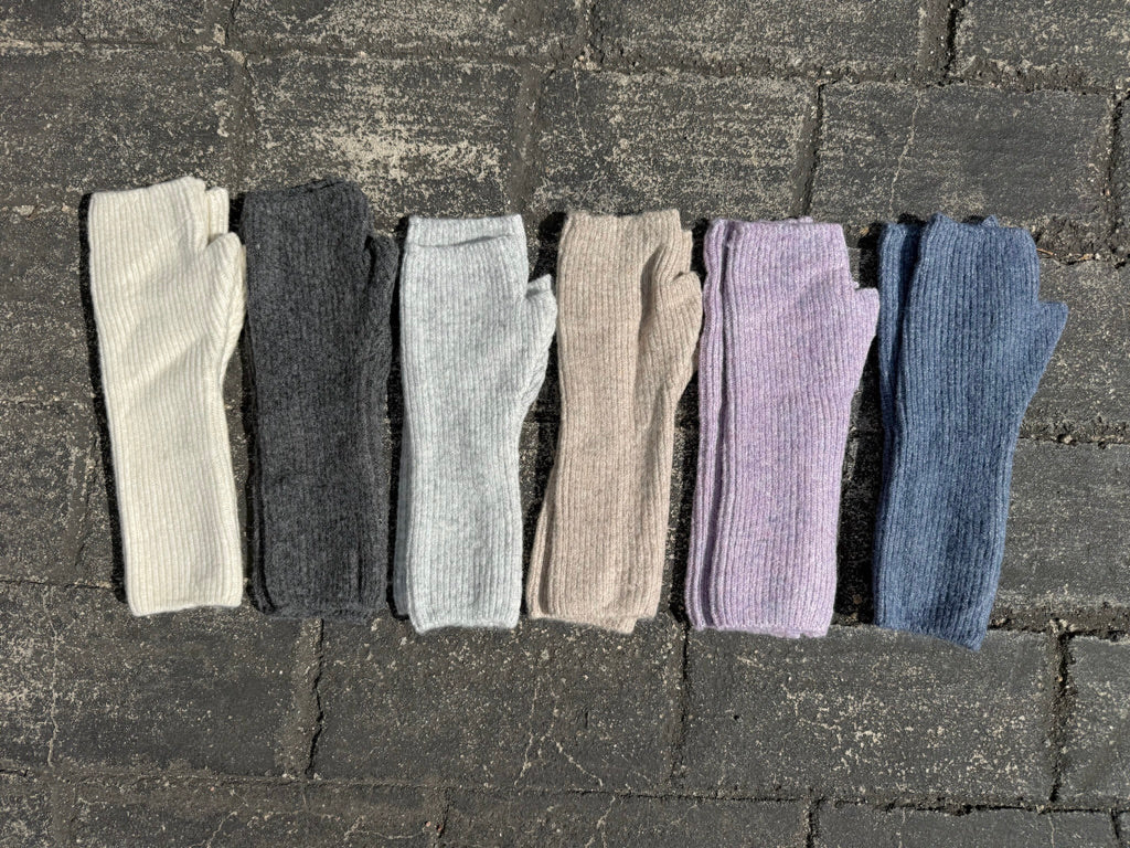 Mitones basic gris oscuro