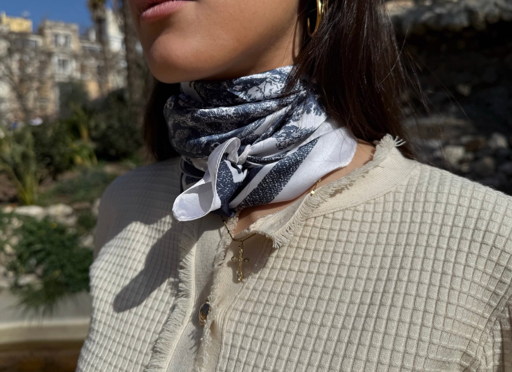 Pañuelo toile de Jouy