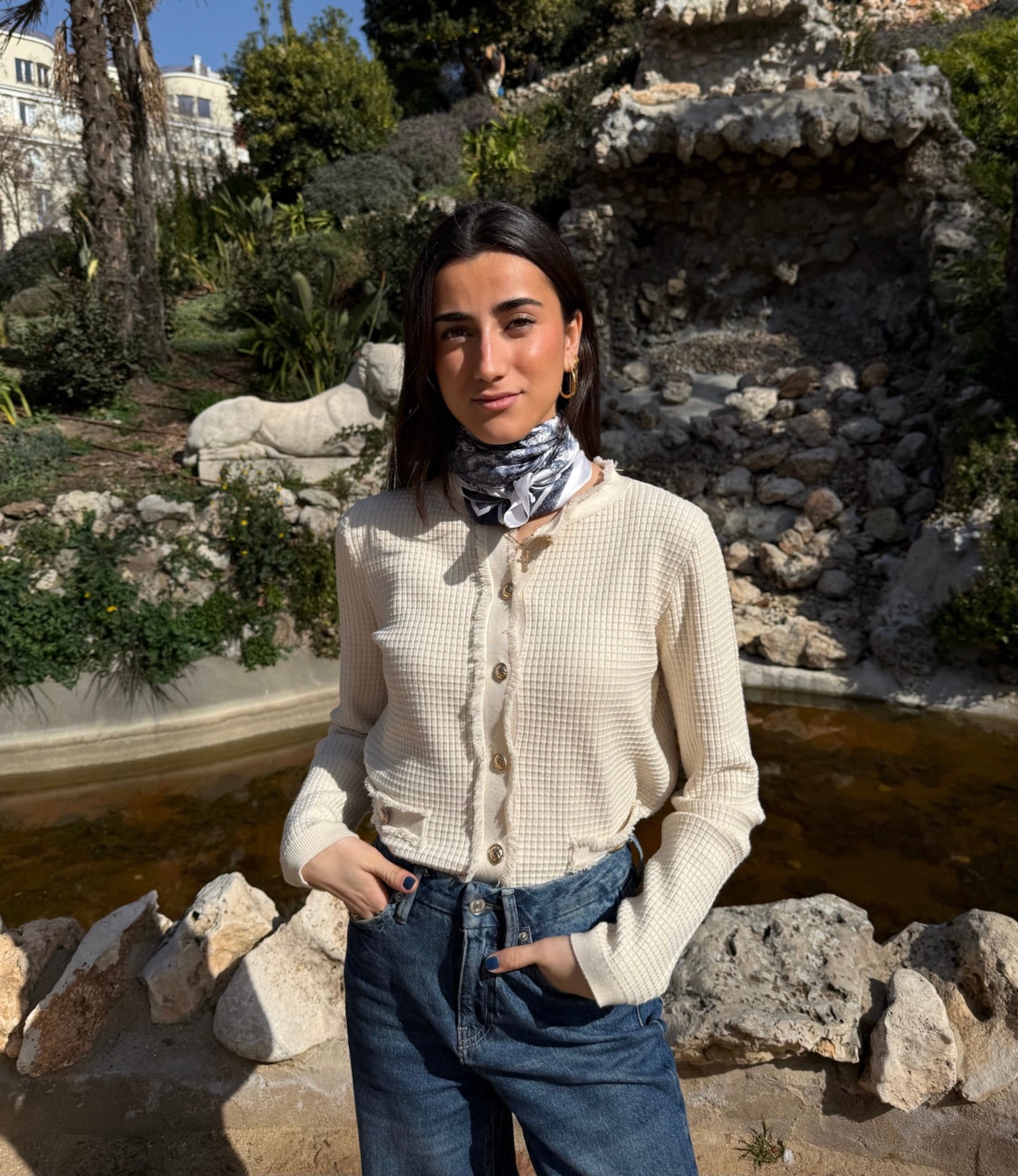 Pañuelo toile de Jouy