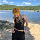 Gorro crochet amarillo