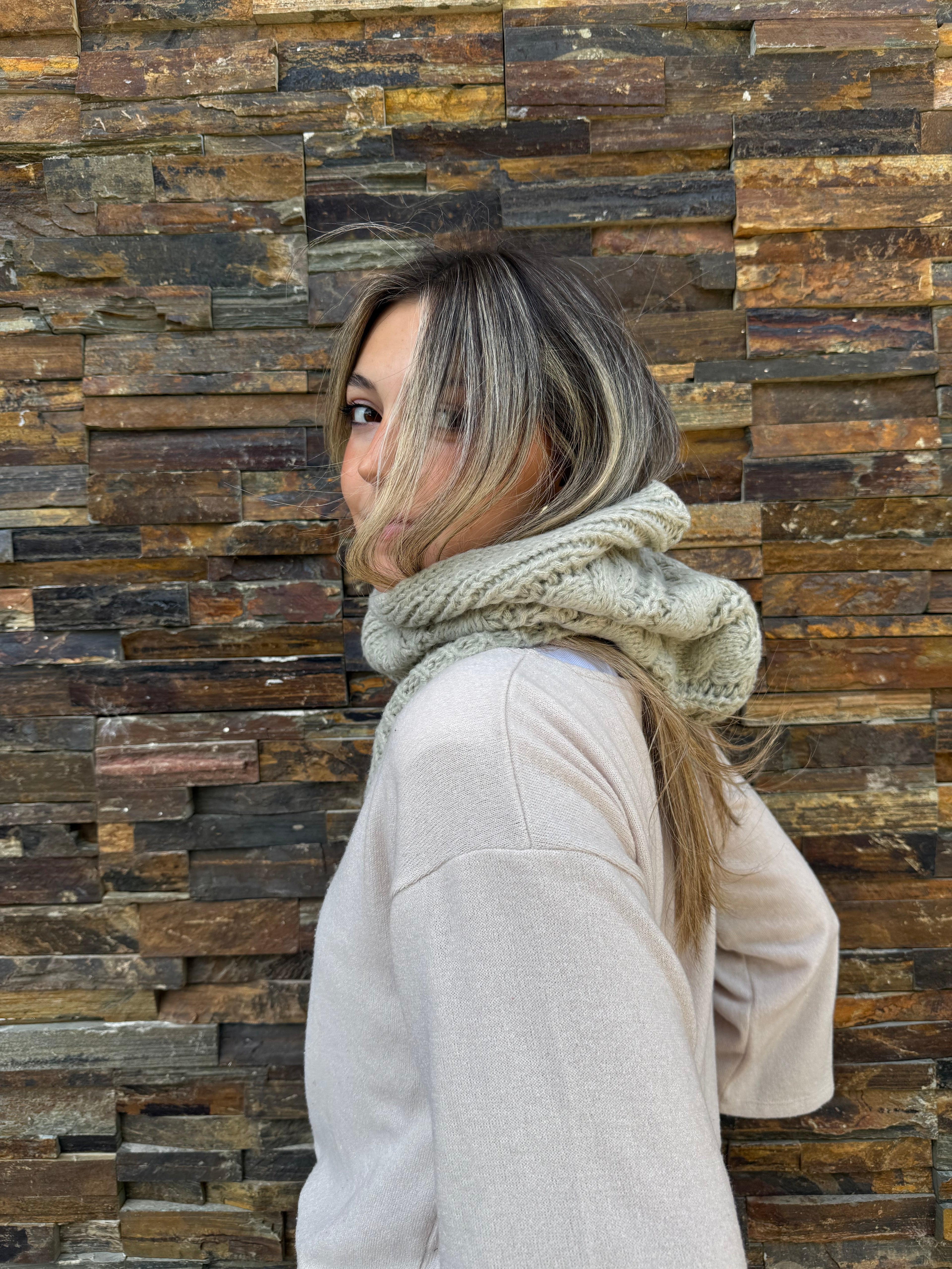 Balaclava ochos verde