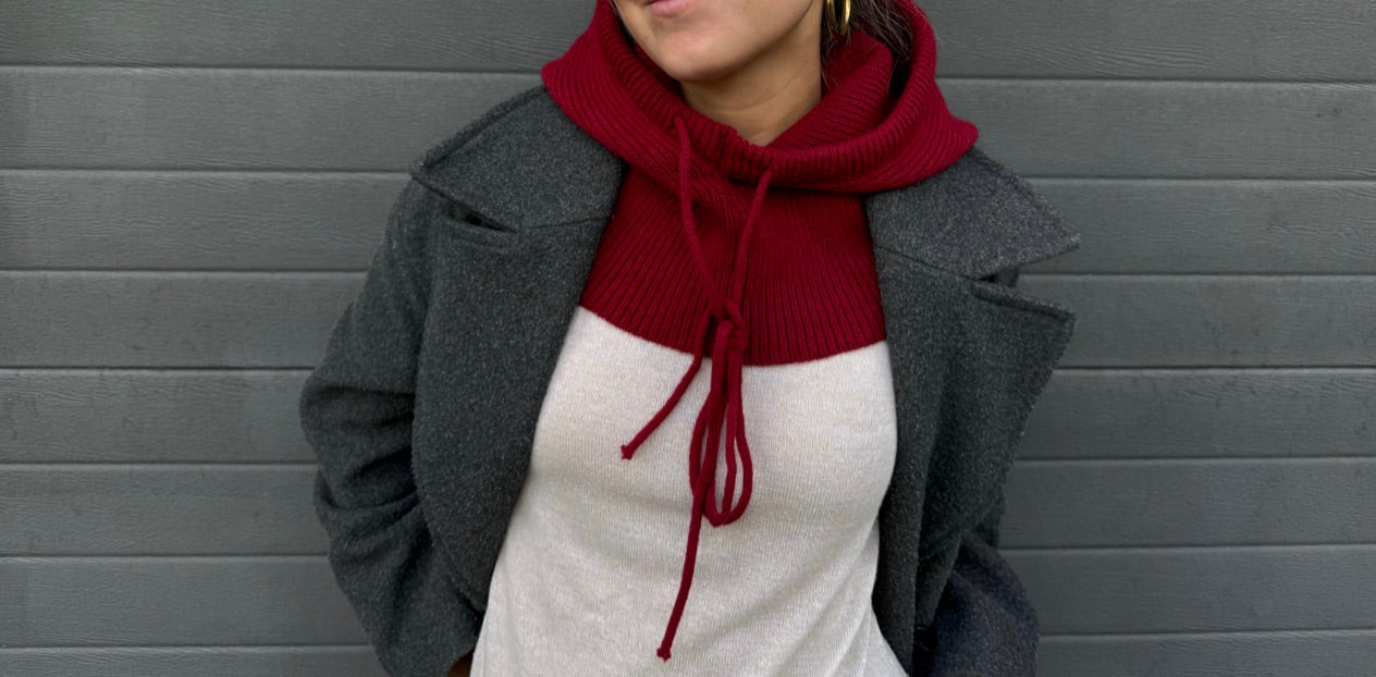 Balaclava burdeos