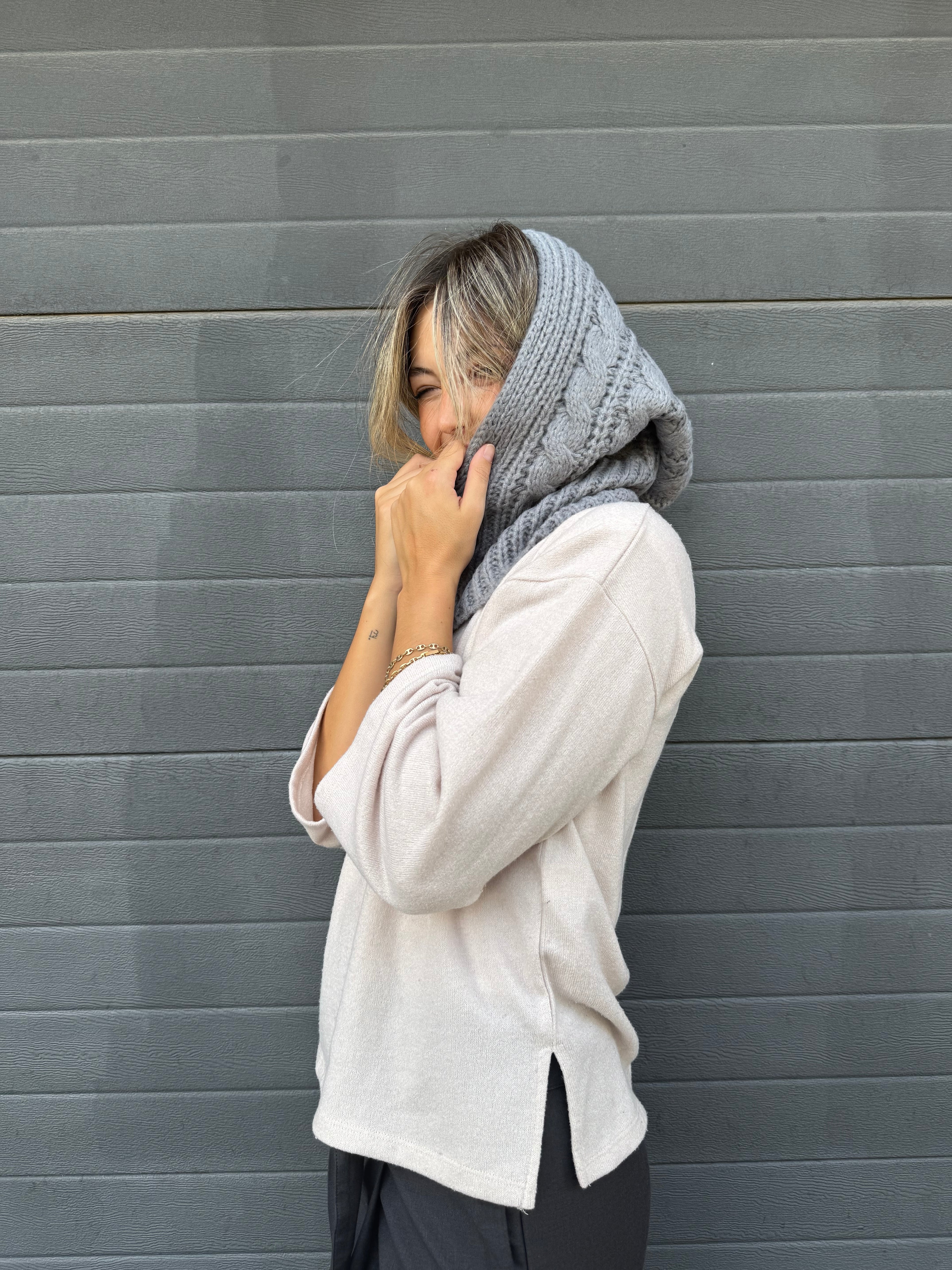 Balaclava ochos gris